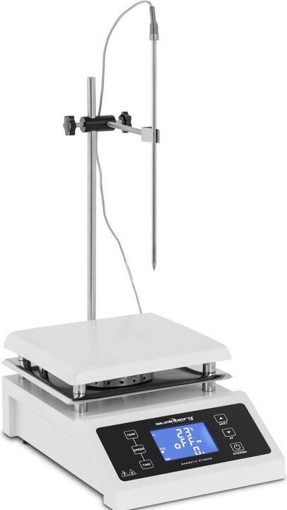 Produktbild Steinberg Magnetrührer Heizplatte Keramikplatte Labor Rührgerät Labormischer 19 x 19 cm