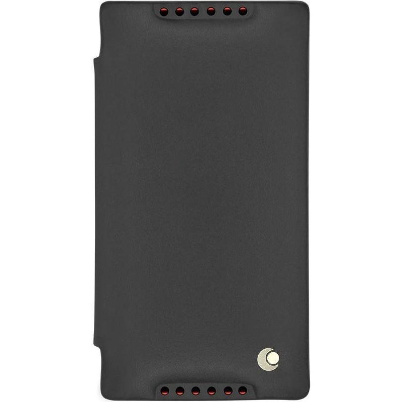 Noreve Lederschutzhülle horizontal (Sony Xperia Z5 Compact), Smartphone Hülle, Grün