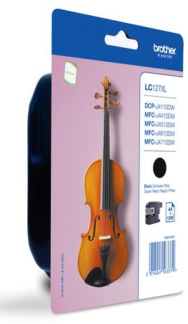 Productafbeelding Brother LC127XLBK - Zeer hoog rendement - Zwart (BK)