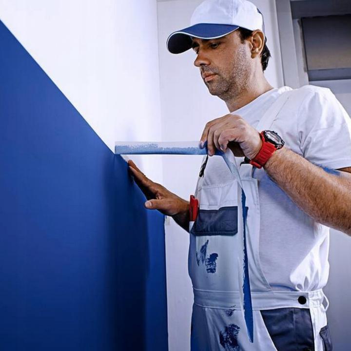Actual product image tesa 4306 Profi PLUS painter's masking tape - painter's masking tape for clean and flat paint edges (25 mm)