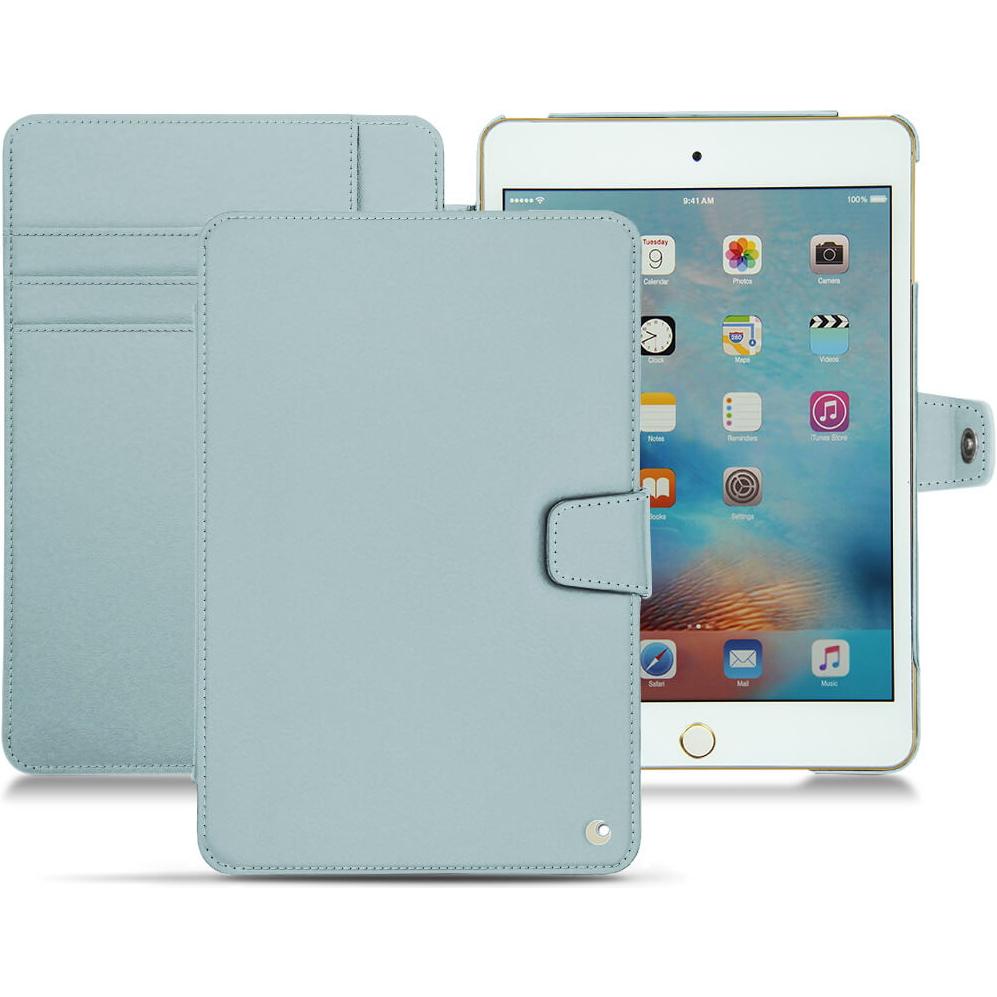 Noreve Lederschutzhülle Wallet (IPad Mini 4), Tablet Hülle, Blau