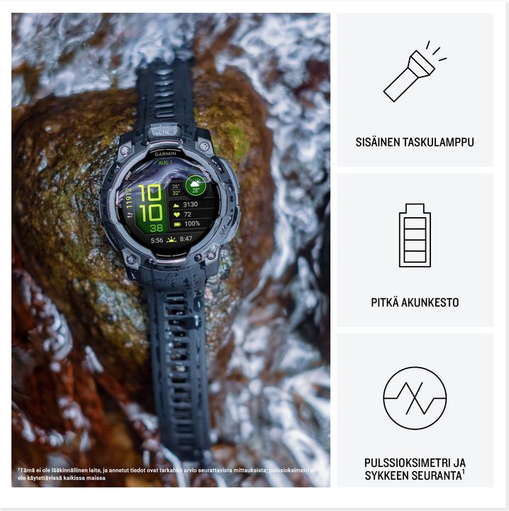 Actual product image Garmin Instinct 3 AMOLED 45mm (45 mm, WLAN only)