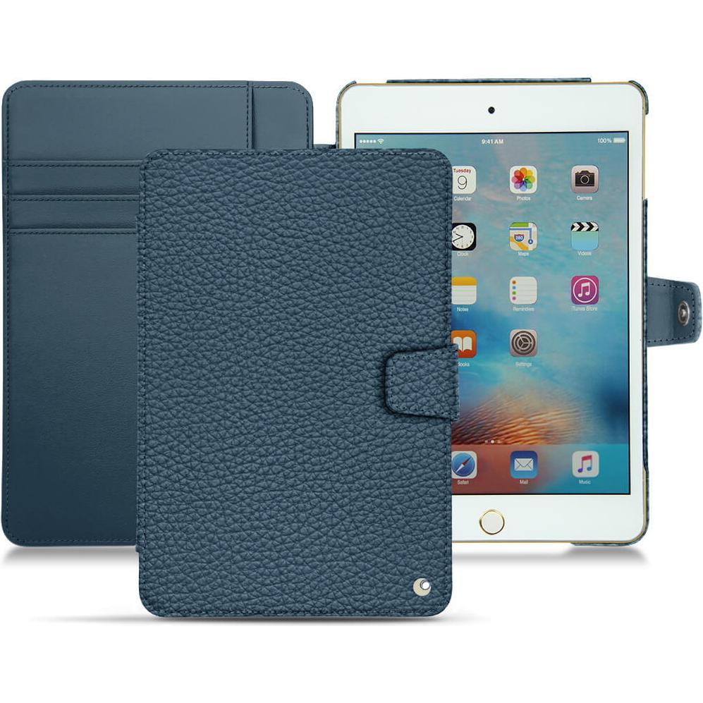 Noreve Lederschutzhülle Wallet (IPad Mini 4), Tablet Hülle, Grau