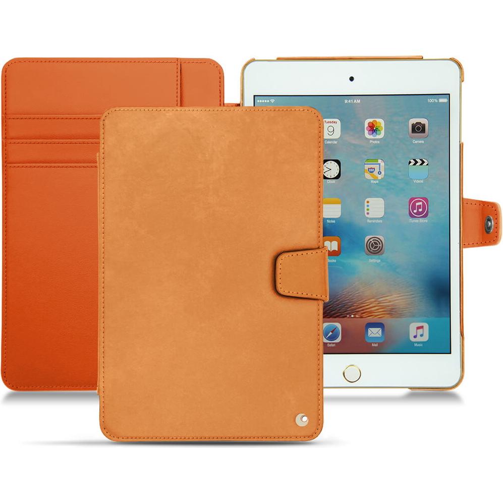 Noreve Lederschutzhülle Wallet (IPad Mini 4), Tablet Hülle, Orange