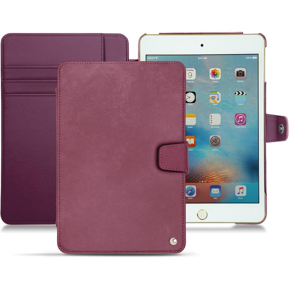 Noreve Lederschutzhülle Wallet (IPad Mini 4), Tablet Hülle, Braun
