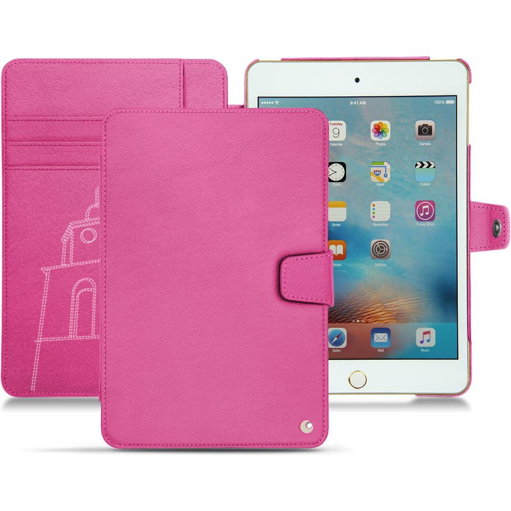 Noreve Lederschutzhülle Wallet (IPad Mini 4), Tablet Hülle, Rosa