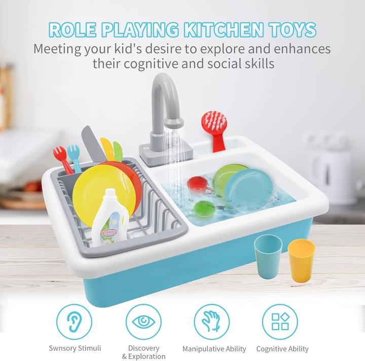 Immagine prodotto Acelane Spülbecken-Spielzeug mit fliessendem Wasser