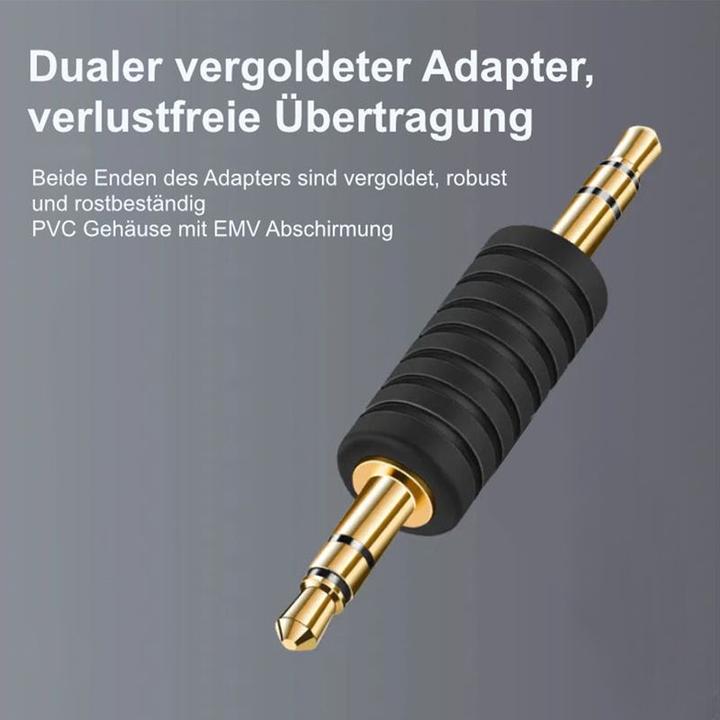 Immagine prodotto Hermex Adattatore audio maschio-maschio Jackadapter maschio-maschio