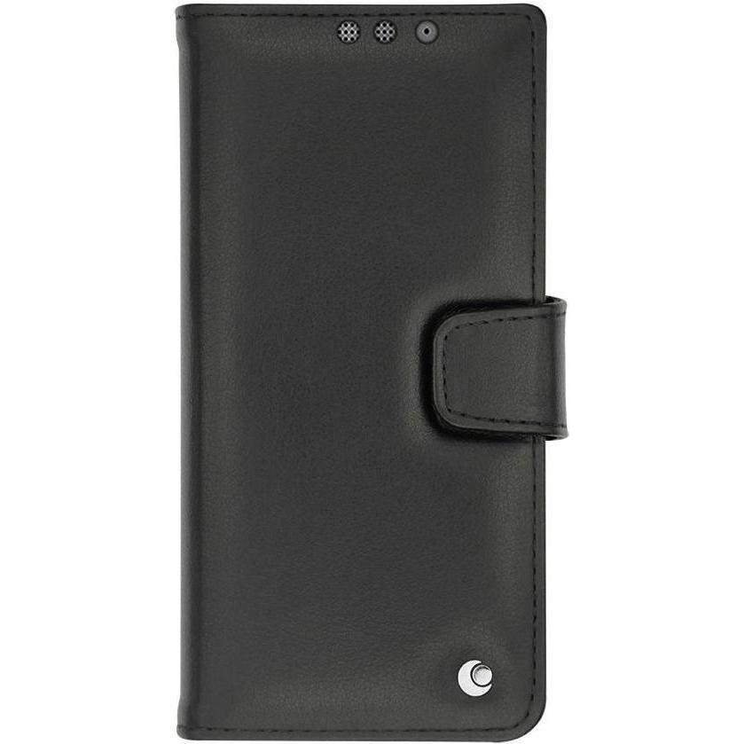 Noreve Lederschutzhülle Wallet (Blackberry KEYone), Smartphone Hülle, Orange