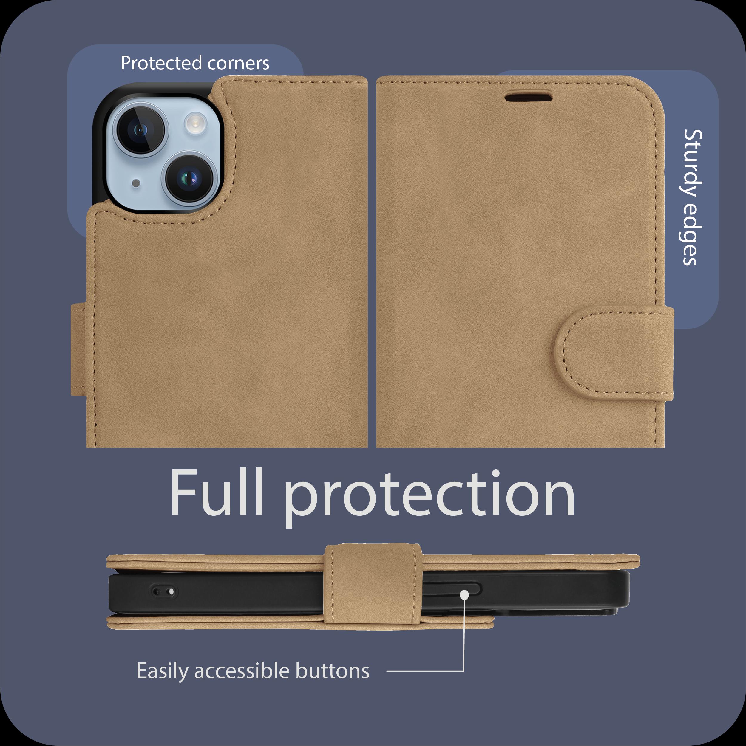 Cazy Abnehmbare Brieftaschenhülle für iPhone 13, Abnehmbare Hülle, Magfit, 2-in-1-Design, Kartenschlitze (Apple iPhone 1...