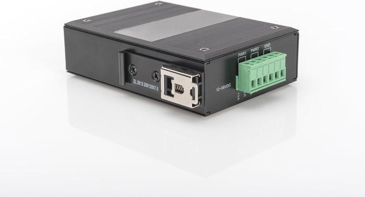 Actual product image Digitus Industrial Gigabit Media Converter 10/100/1000BaseT to 1000Base-SX SC 0.5km extended Temp....