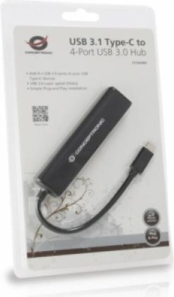 Produktbild Conceptronic CTC4USB3 (USB-C, 4 Ports)