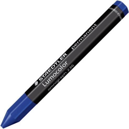 Thumbnail - Staedtler, Marker, Signierkreide Lumocolor permanent omnigraph Papierhülle vorhanden: Ja Farbe: blau (Blau, 12 mm, 1 x)