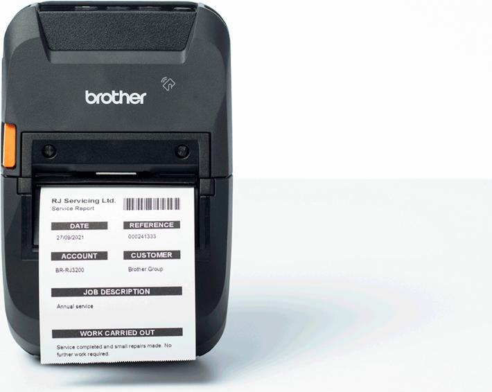 Produktbild Brother P-touch RJ-3230BL Etikettendrucker (203 dpi)