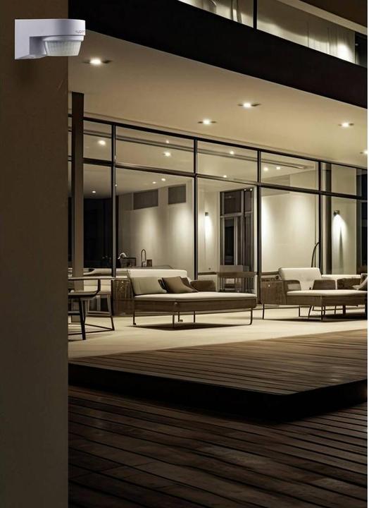 Image du produit Sygonix SY-6733030 Wand, Oberflächenmontage PIR-Bewegungsmelder 240 ° Relais Wei (14 m)