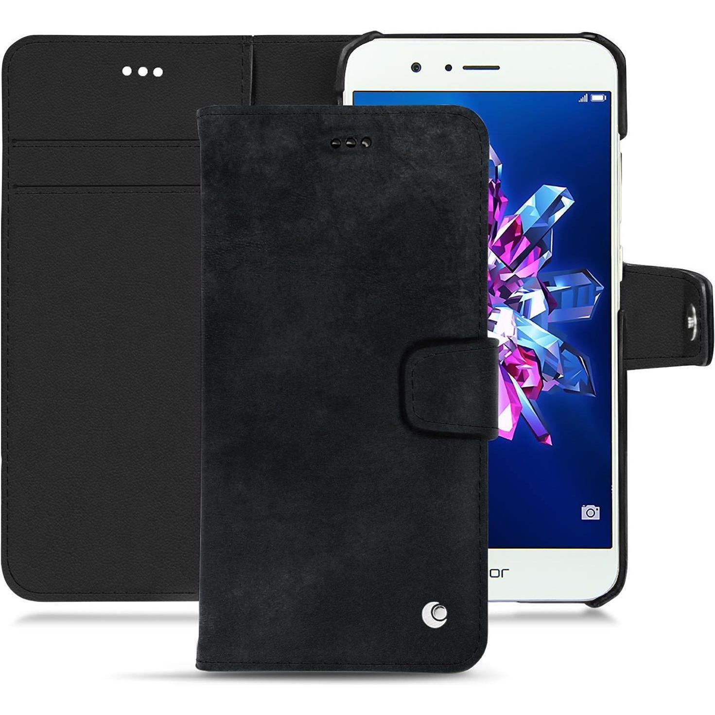 Thumbnail - Noreve Lederschutzhülle Wallet (Honor 8 Pro), Smartphone Hülle, Schwarz