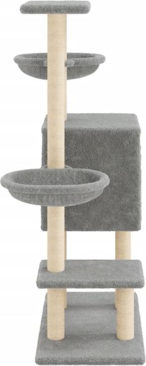 Produktbild vidaXL Kratzbaum (117 cm, Hellgrau)