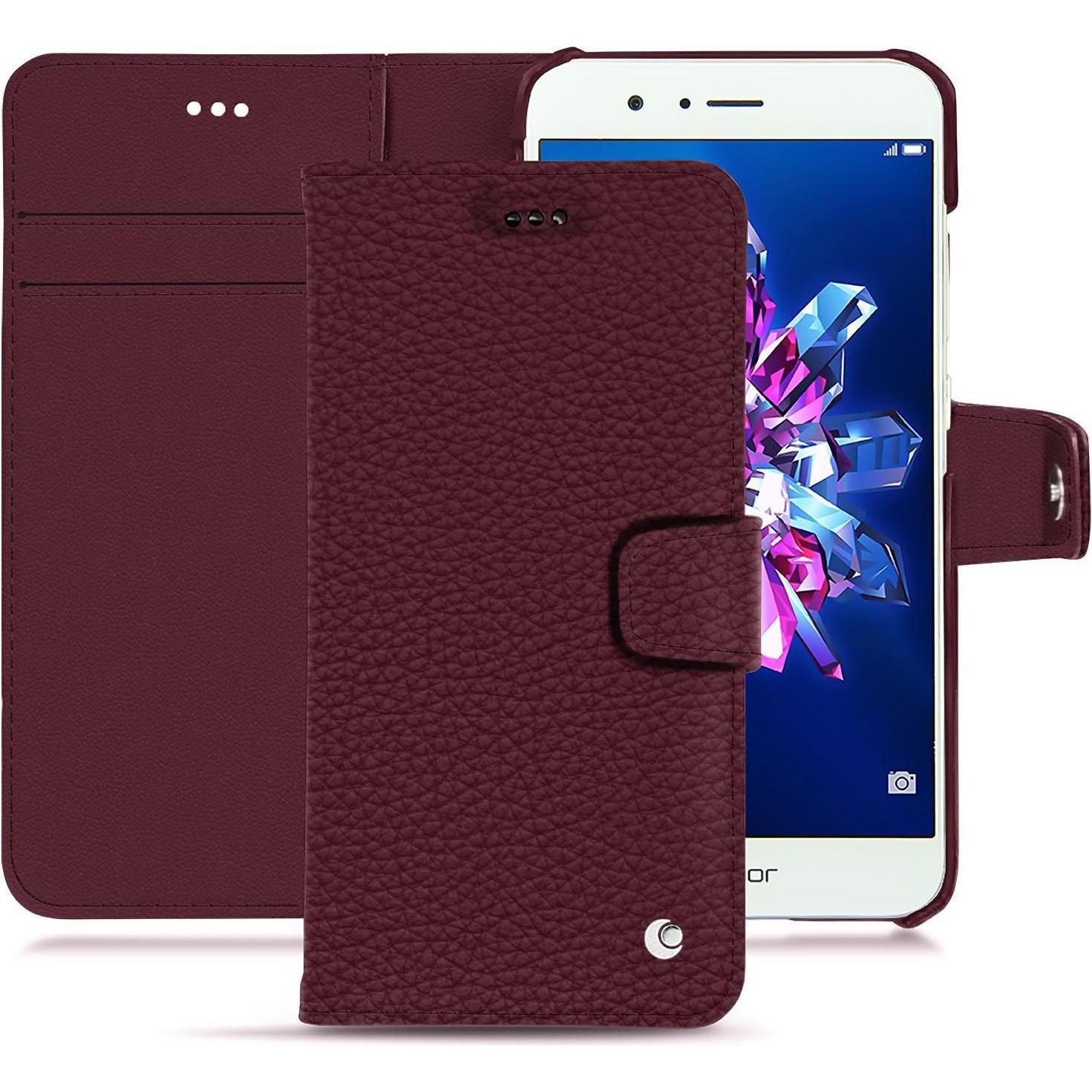 Noreve Lederschutzhülle Wallet (Honor 8 Pro), Smartphone Hülle, Violett