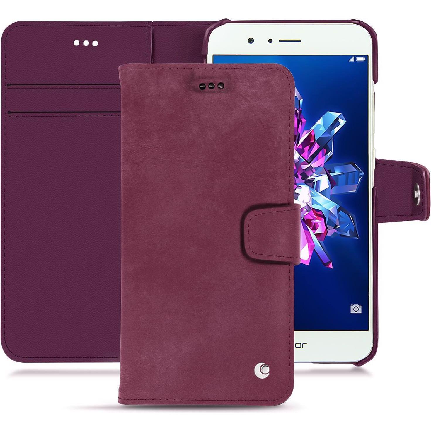 Noreve Lederschutzhülle Wallet (Honor 8 Pro), Smartphone Hülle, Violett