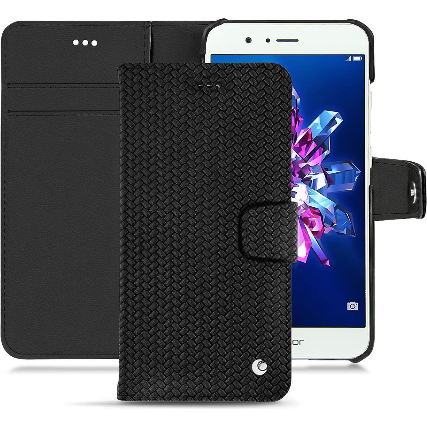 Thumbnail - Noreve Lederschutzhülle Wallet (Honor 8 Pro), Smartphone Hülle, Schwarz
