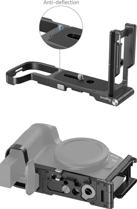 Immagine prodotto SmallRig 4211 Staffa a L pieghevole per Canon EOS R8 (Gabbietta)