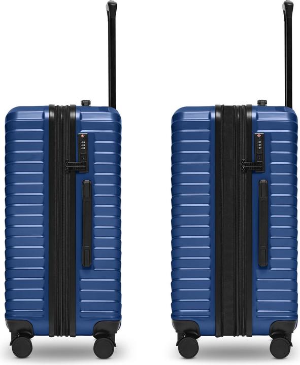 Image du produit Redolz Essentials 18 Ensemble de valises à 4 roulettes 3 pièces avec soufflet extensible (120 l)