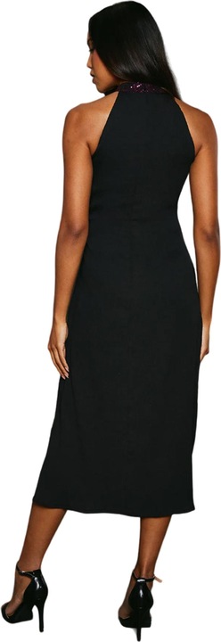 Actual product image Principles Womens/Ladies Ombre Sequin Halter Neck Midi Dress (36 D)