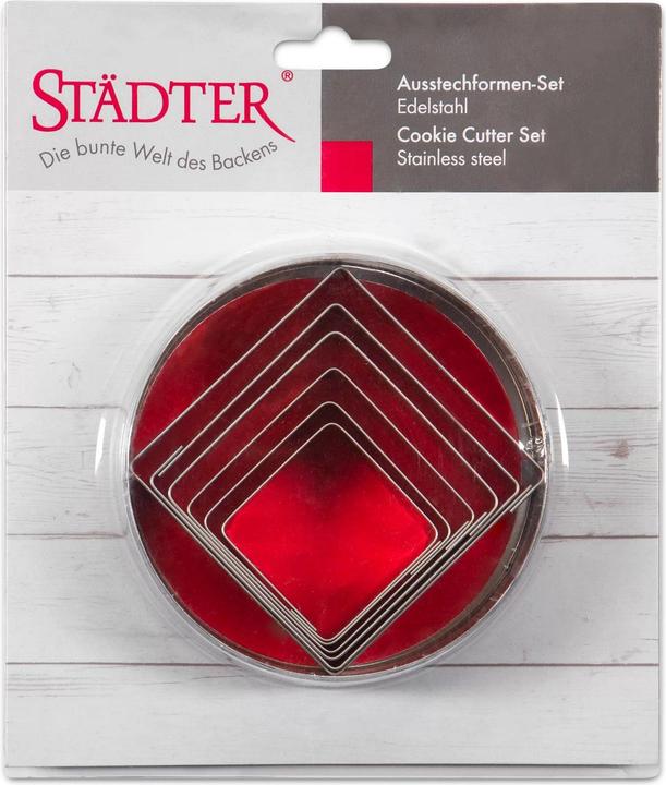 Produktbild Städter Quadrat Ausstecher-Set