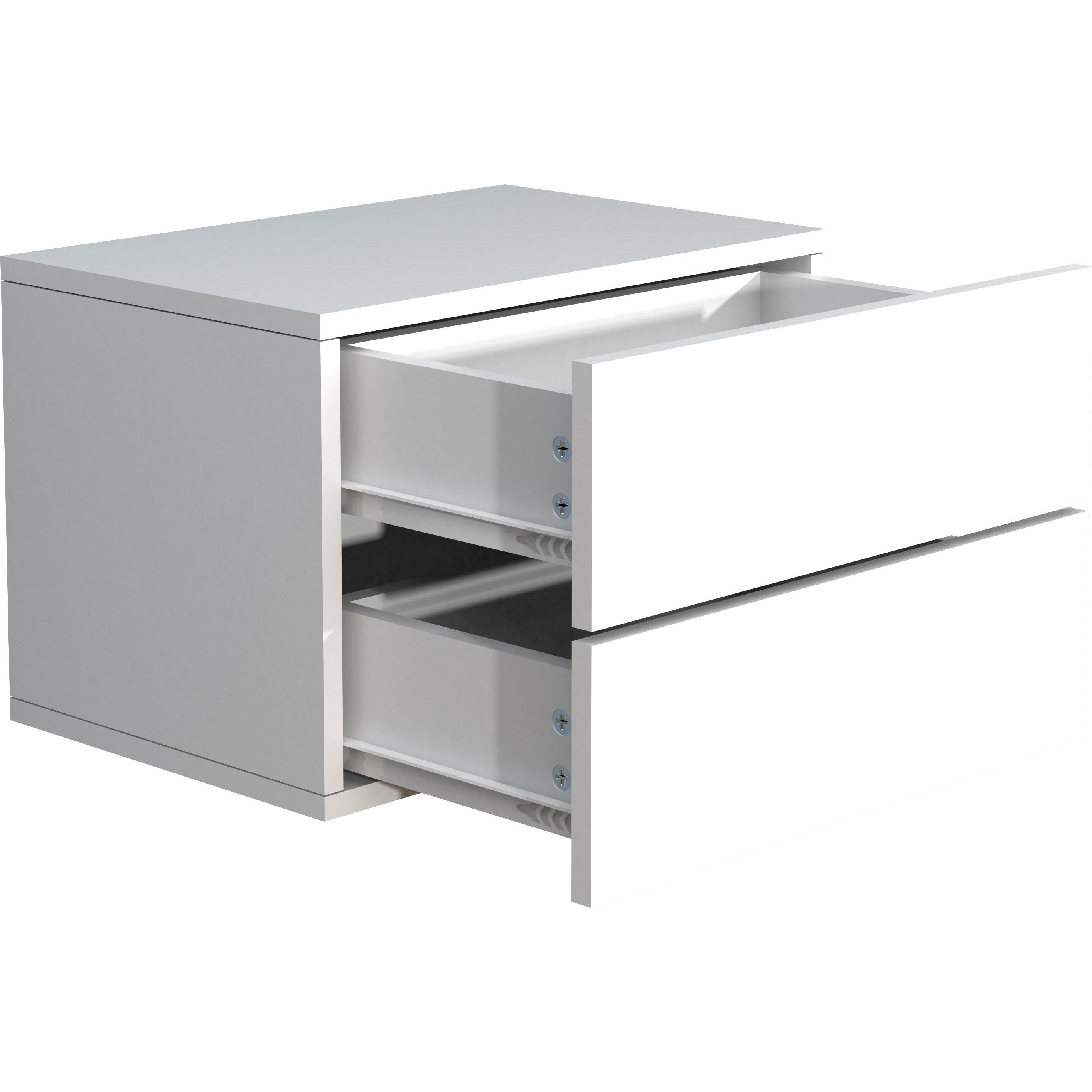 VCM, Nachttisch, Holz Wandschublade Nachtschrank Wandboard Schublade Konsole Nachttisch Usal L 45 cm (45 x 32 x 30 cm)