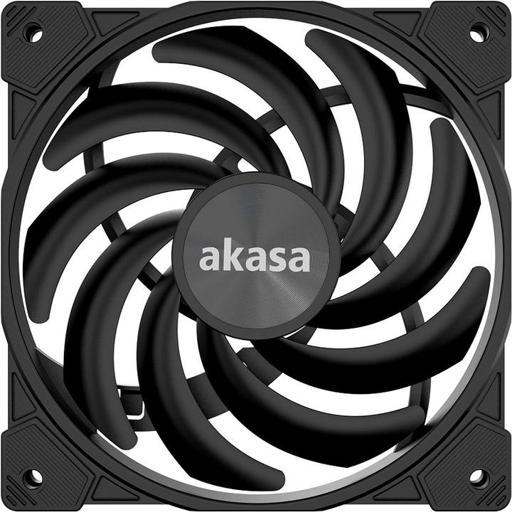 Produktbild Akasa Alucia XS Slim-Lüfter, 120 mm - schwarz (120 mm, 1 x)