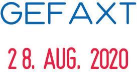 Immagine prodotto Trodat Stampa il timbro con la data e il testo di archiviazione GEFAXT