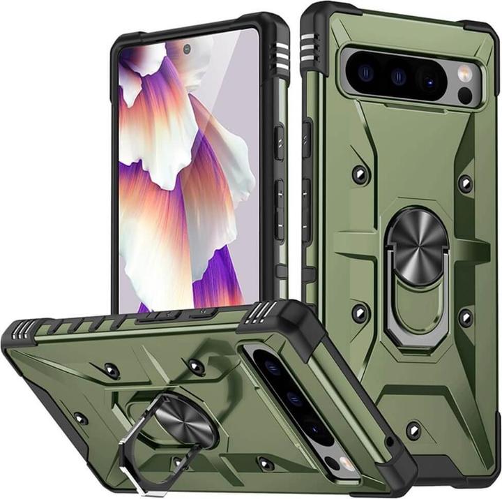 Produktbild Cover-Discount Google Pixel 8 - Armor Case mit Kickstand grün (Google Pixel 8)