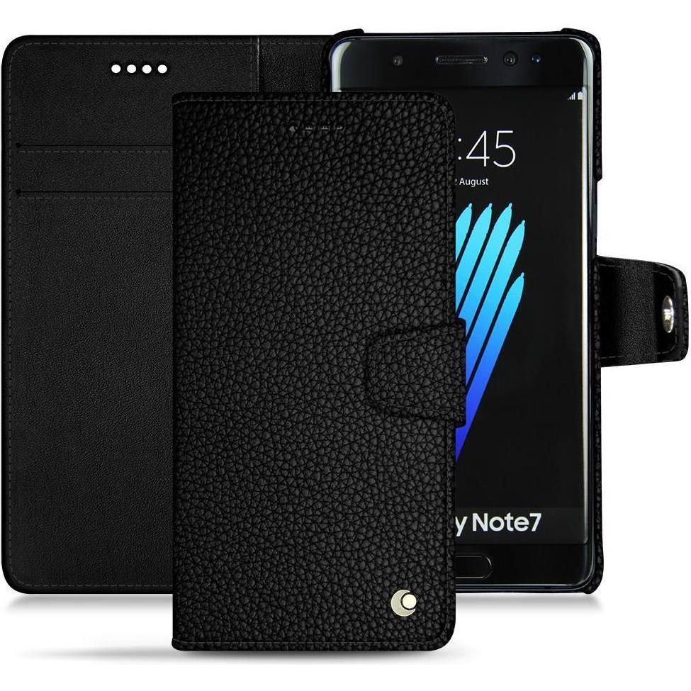 Thumbnail - Noreve Lederschutzhülle Wallet (Samsung Galaxy Note 7), Smartphone Hülle, Schwarz
