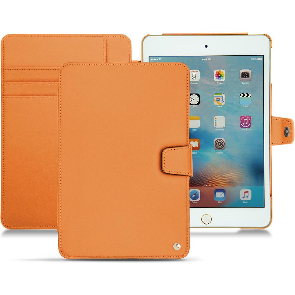 Noreve Lederschutzhülle Wallet (IPad Mini 4), Tablet Hülle, Orange