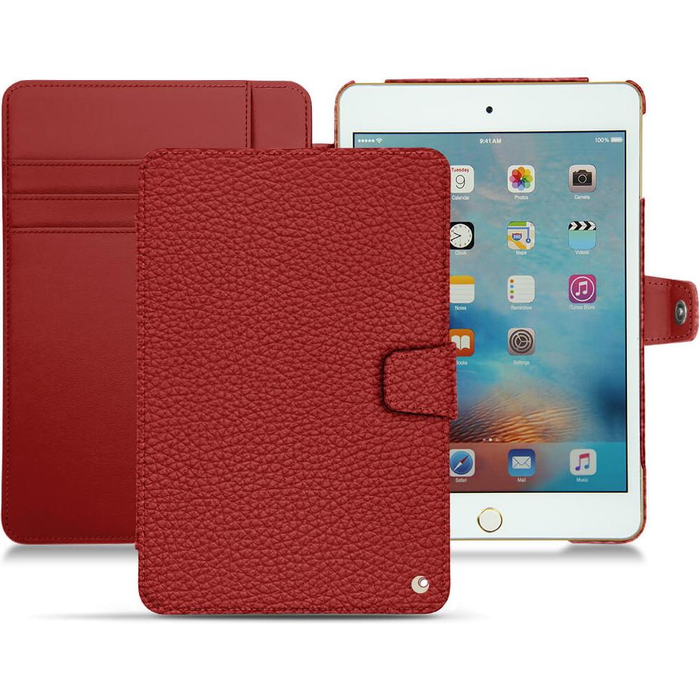 Noreve Lederschutzhülle Wallet (IPad Mini 4), Tablet Hülle, Orange