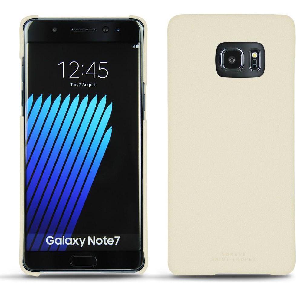 Noreve Lederschutzhülle (Samsung Galaxy Note 7), Smartphone Hülle, Weiss