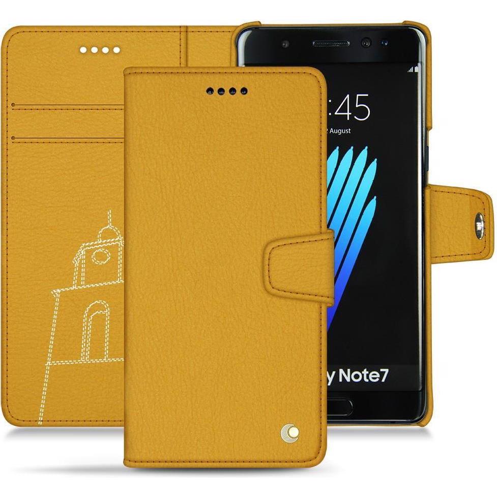 Thumbnail - Noreve Lederschutzhülle Wallet (Samsung Galaxy Note 7), Smartphone Hülle, Orange