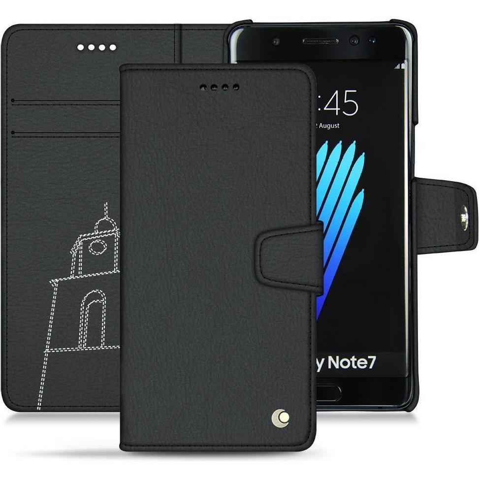 Thumbnail - Noreve Lederschutzhülle Wallet (Samsung Galaxy Note 7), Smartphone Hülle, Blau