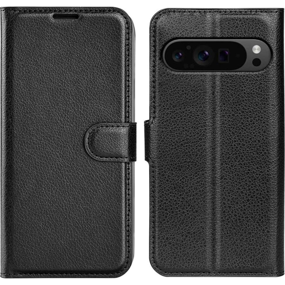 Screenguard Google Pixel 9 Pro Leather Guard Lederhülle (Google Pixel 9 Pro), Smartphone Hülle, Schwarz