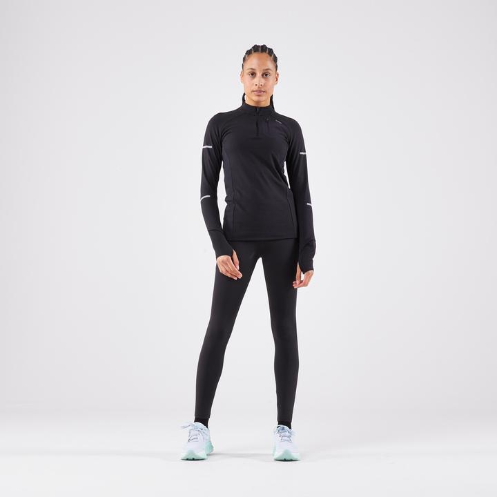 Produktbild Kiprun Laufshirt langarm Damen - Warm Light schwarz (44)