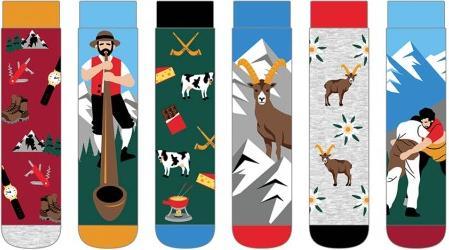 Produktbild United Oddsocks Schweiz (6er Pack, 39 - 46)