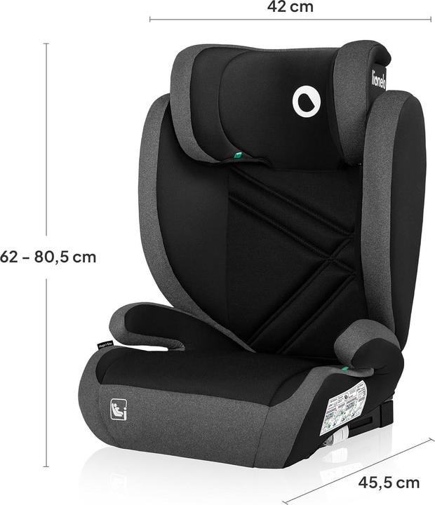 Image du produit Lionelo Hugo I-Size (Rehausseur de siège pour enfant, Siège pour enfant, Norme ECE R129/i-Size)