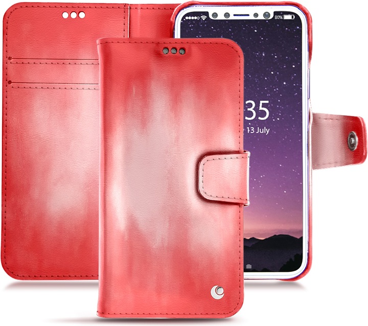 Produktbild Noreve Lederschutzhülle Wallet (Apple iPhone X)