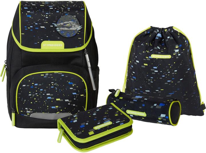 Actual product image Schneiders School bag set Spaceship black (21 l)