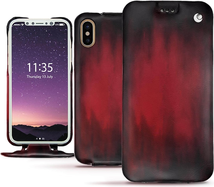 Noreve Lederschutzhülle vertikal (Apple iPhone X)