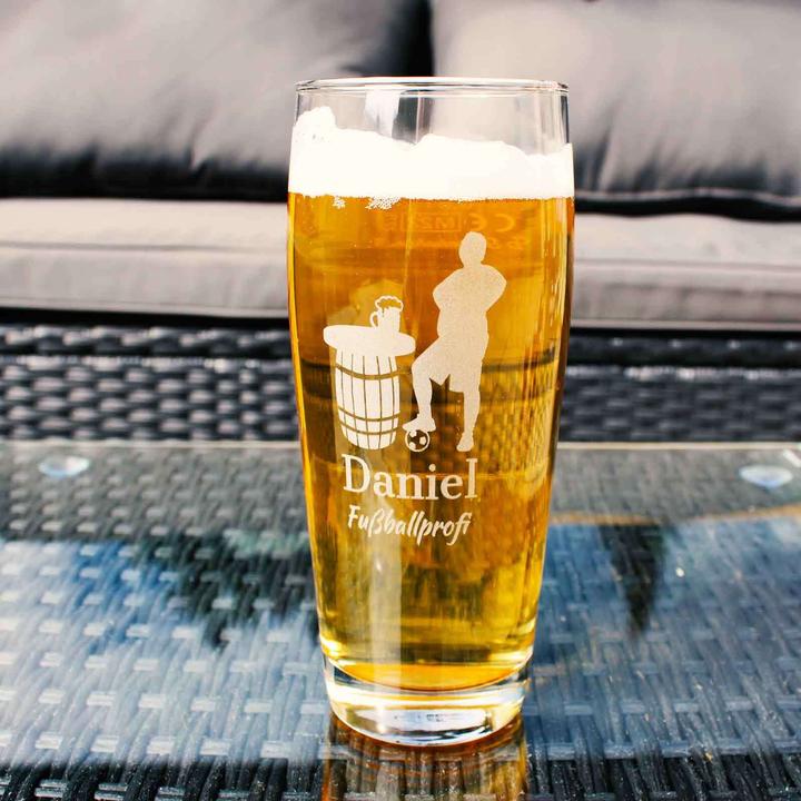 Produktbild Luxentu Willi Becher / Bierglas mit Gravur 50. Jubiläum (0.50 l, 1 x)