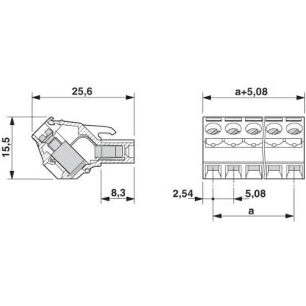 Thumbnail - Phoenix Contact Leiterplattensteckverbinder, Elektronikkabel + Stecker, Grün