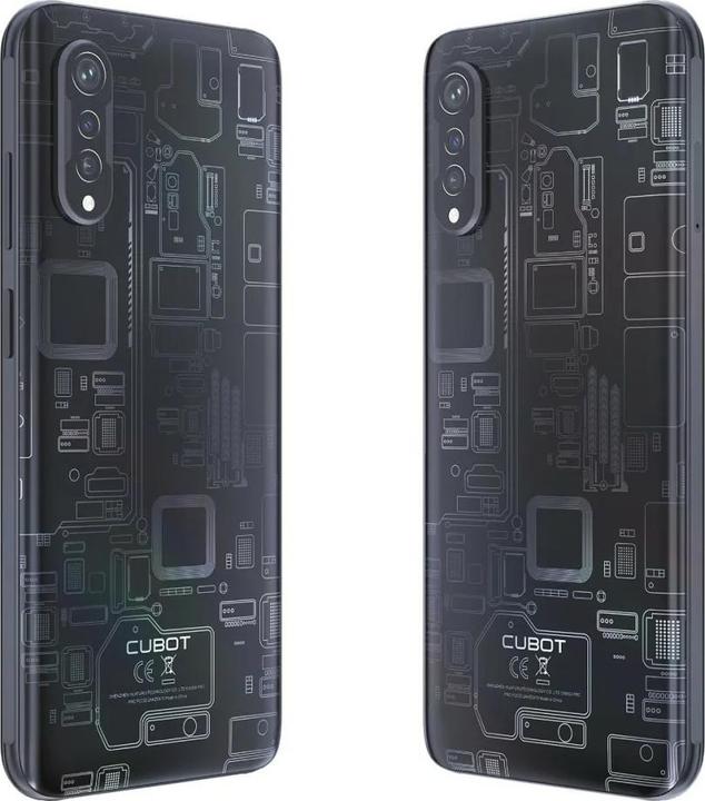Actual product image Cubot X70 DS 24GB/256GB Tech Black EU (256 GB, Teck Black, 6.58", 100 Mpx, 4G)