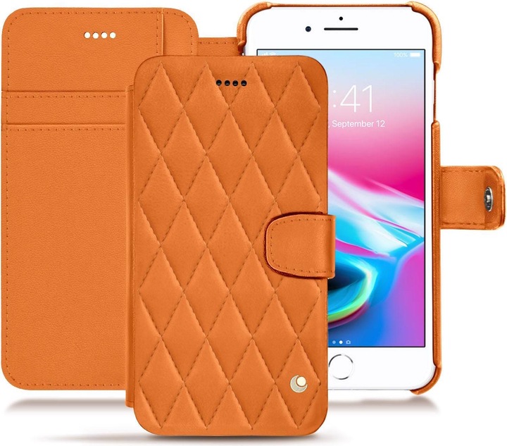Noreve Lederschutzhülle Wallet (Apple iPhone 8 Plus)