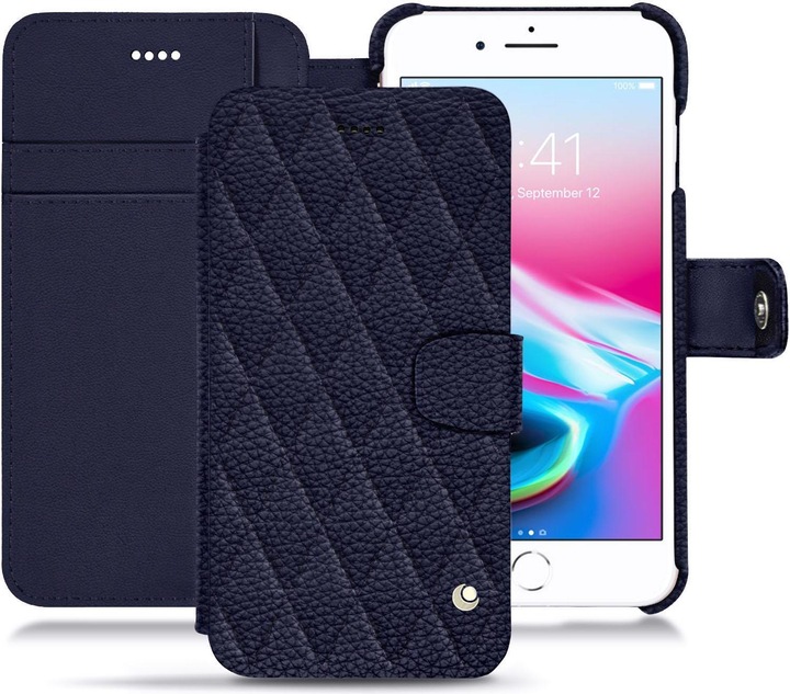 Noreve Lederschutzhülle Wallet (Apple iPhone 8 Plus)